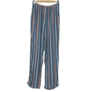 SARA STUDIO Boho Mix Print Relaxed Pants Size Medium